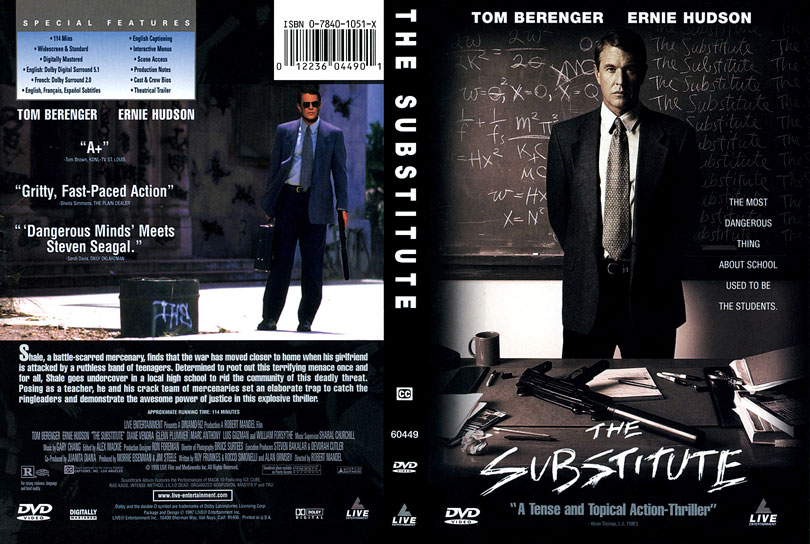 Jaquette DVD The Substitute (1996) US Cover